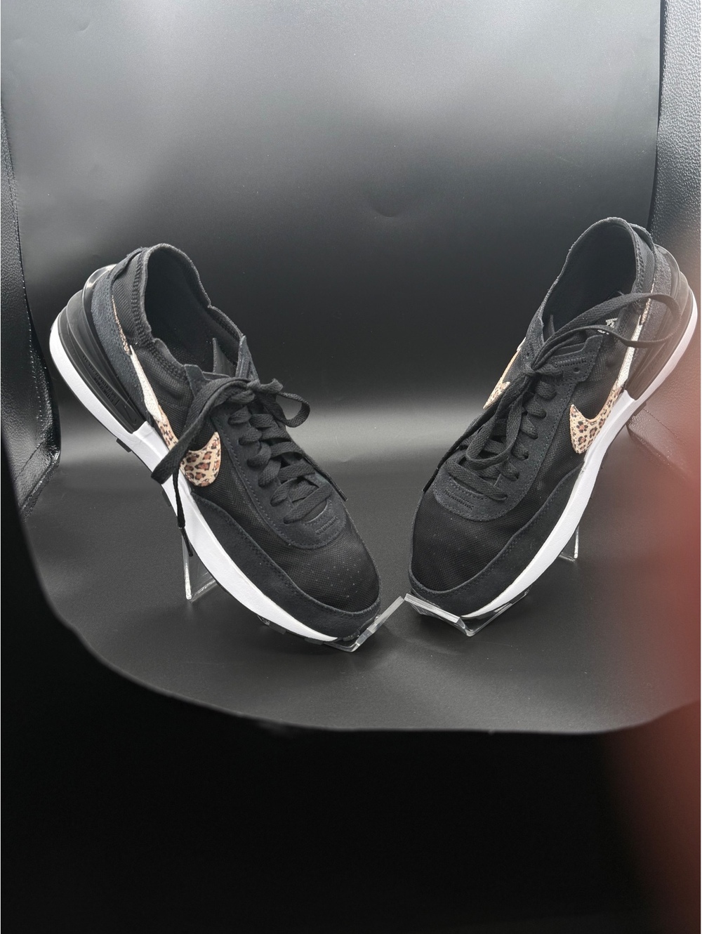 Nike Waffle One SE Black Leopard Women’s 9.5